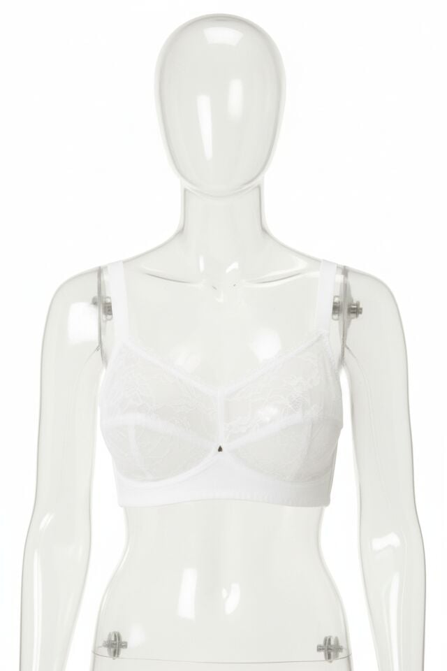 Balenli Desteksiz Dolgusuz Toparlayıcı Dantelli Küçültücü Sütyen