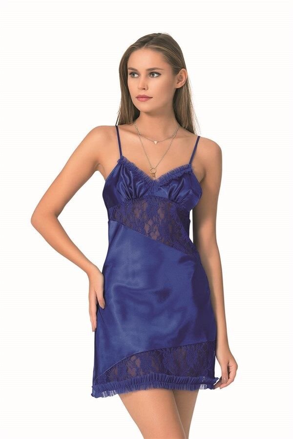 Arias Closet Saks Kısa Saten Gecelik