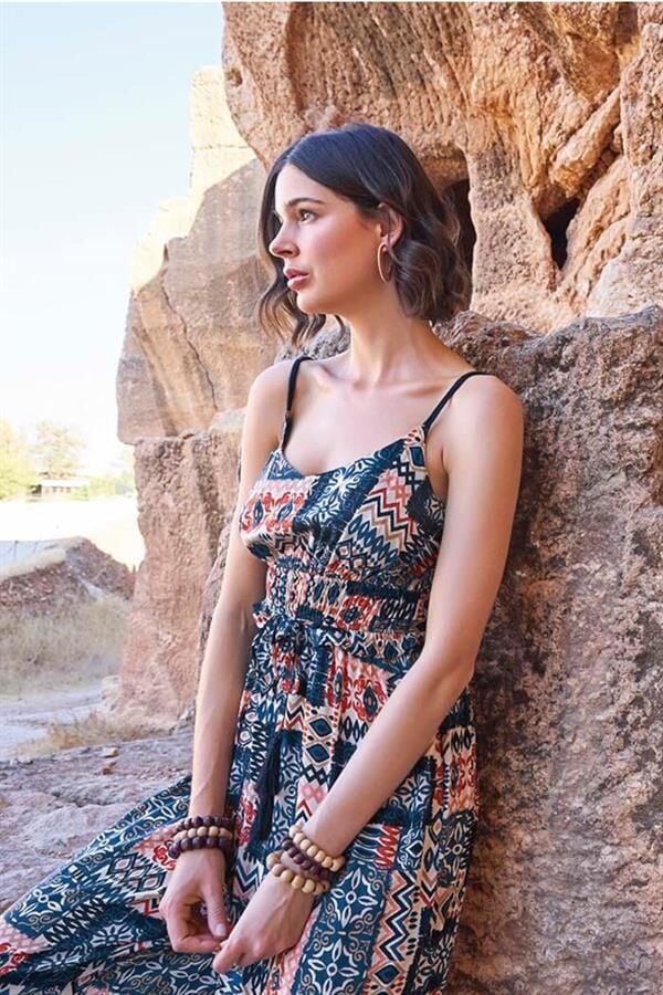 Arias Closet Etnik Desenli Tulum