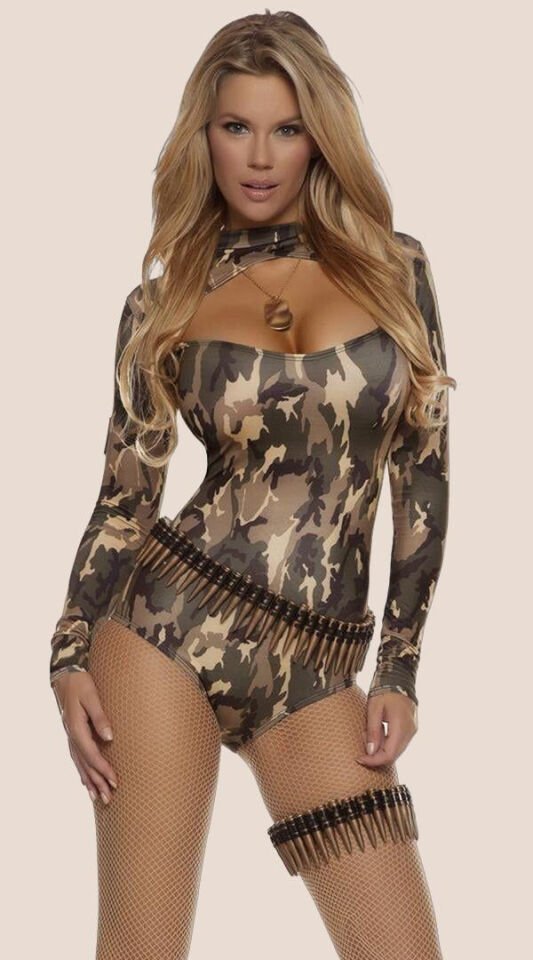 Arias Closet Fantezi Body Asker Kostümü