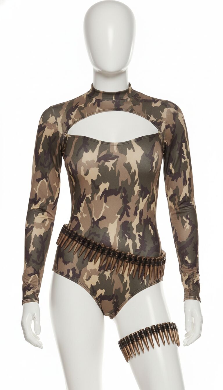 Arias Closet Fantezi Body Asker Kostümü