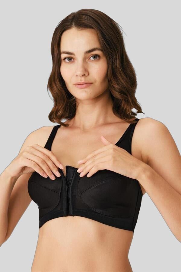 Kadın Toparlayıcı Minimizer Balensiz Desteksiz Dolgusuz Önden Açılan Sırt Destekli Medikal Sütyen