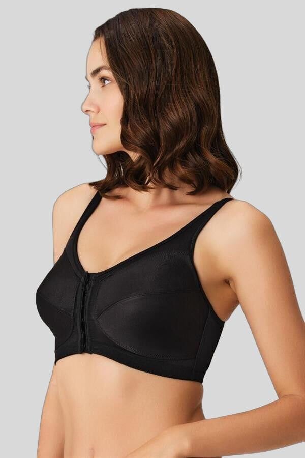 Kadın Toparlayıcı Minimizer Balensiz Desteksiz Dolgusuz Önden Açılan Sırt Destekli Medikal Sütyen