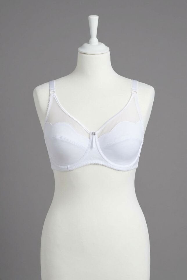 Kadın Balenli Desteksiz Dolgusuz Toparlayıcı Günlük Klasik Küçültücü Sütyen