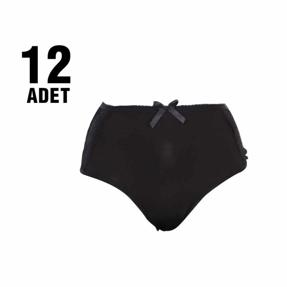 Tutku Elit 2401 Yanı Dantel Bayan Bato 12'li