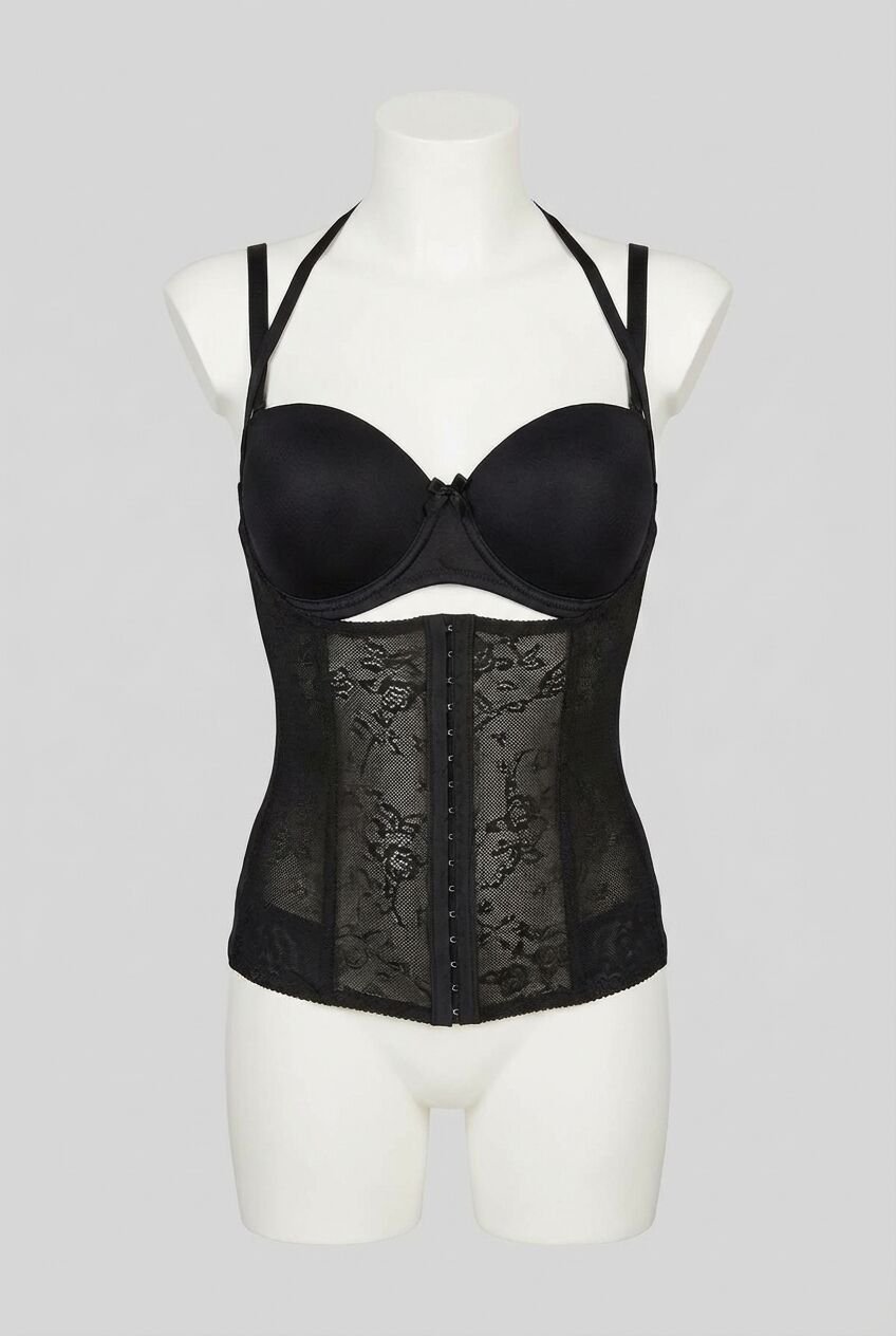 Kadın Toparlayıcı Bel İnceltici Dikişli Büyük Beden Kancalı Çıkabilen Askılı Sıkı Bel Korse