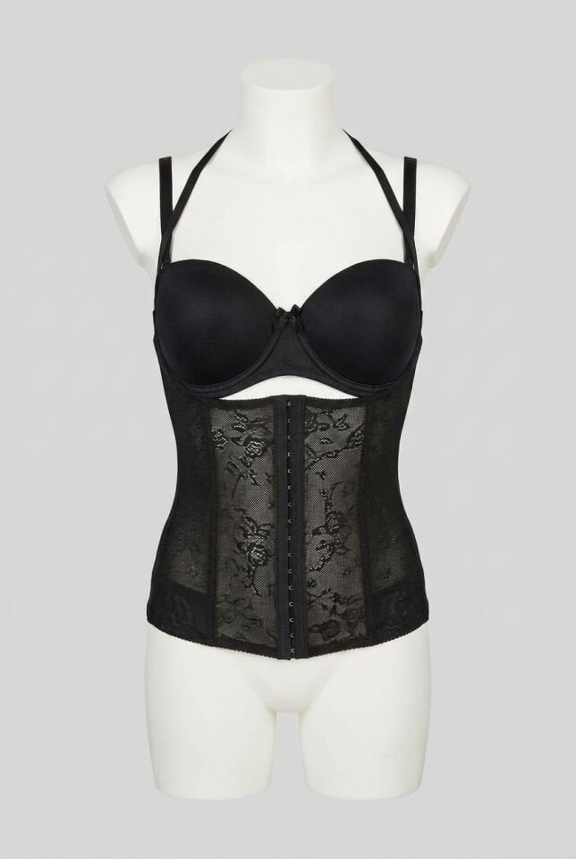 Kadın Toparlayıcı Bel İnceltici Dikişli Büyük Beden Kancalı Çıkabilen Askılı Sıkı Bel Korse