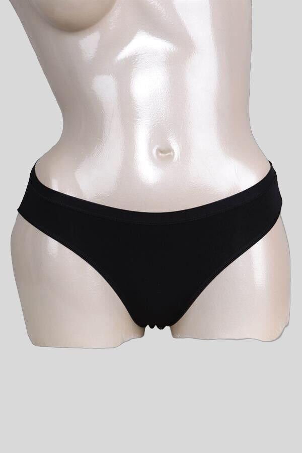 Kadın Pamuklu Düşük Bel Geniş Bel Lastikli Slip