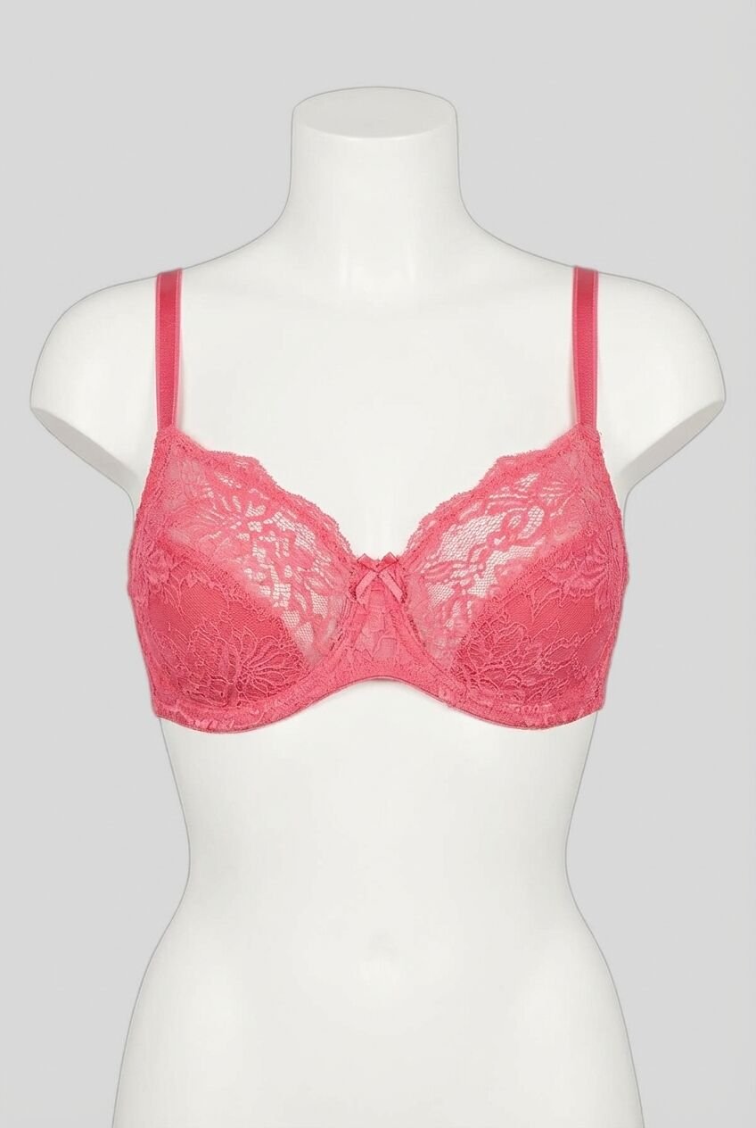 Kadın Balenli Desteksiz Dolgusuz Toparlayıcı Dantelli Küçültücü Sütyen