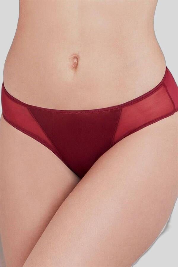 Kadın Mikro Kumaş Tüllü Slip