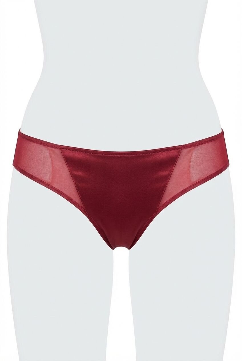 Kadın Mikro Kumaş Tüllü Slip