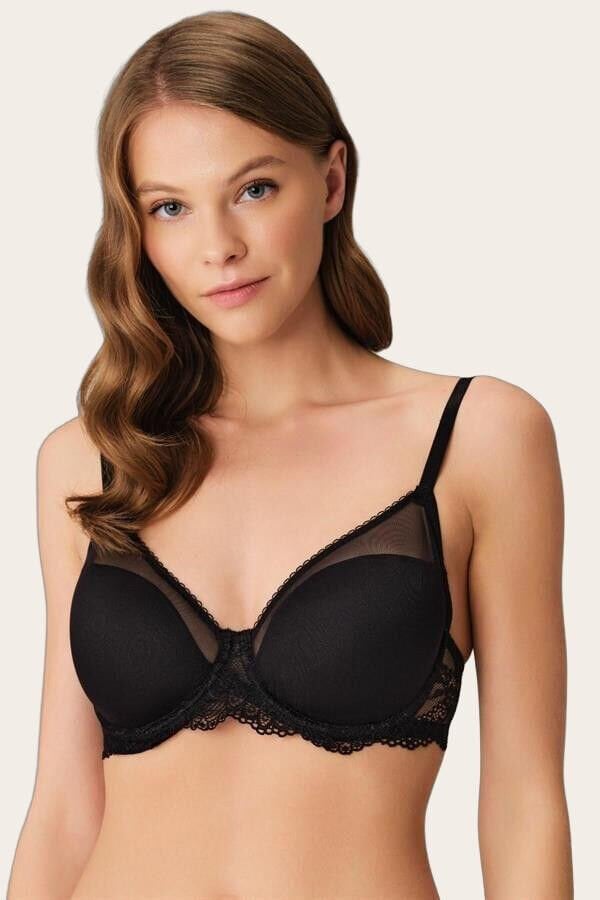 Arias Closet Balenli Desteksiz Dolgusuz Toparlayıcı Dantelli Küçültücü Sütyen