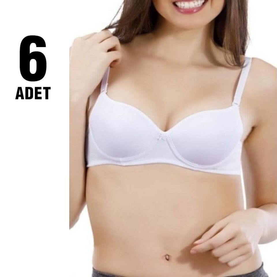 Liza 1010 Klasik Destekli Bayan Sütyen 6'lı