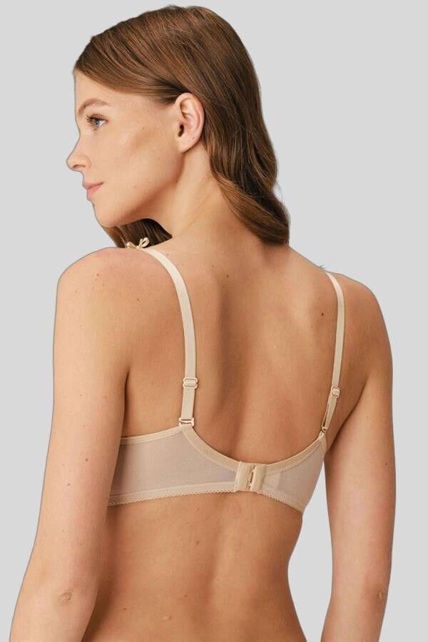 Kadın Balenli Desteksiz Dolgusuz Askıları Çıkabilen Yumuşak Süngerli Günlük Klasik T-Shirt Sütyeni