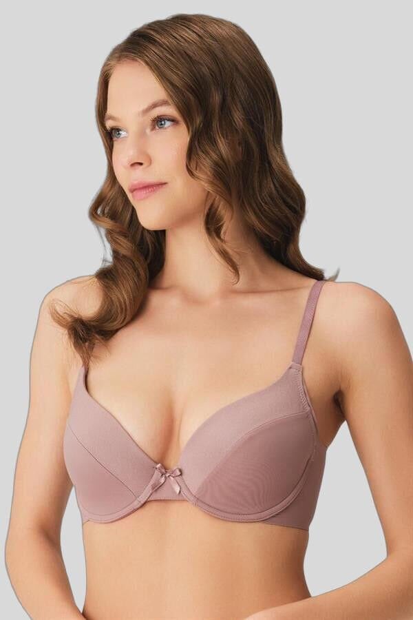 Kadın Balenli Desteksiz Dolgusuz Kol Altı Genişletilmiş Sırtı Yapıştırma Günlük T-Shirt Sütyeni