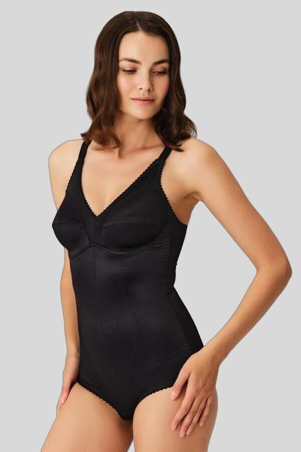 Kadın Toparlayıcı Vücut İnceltici Dikişli Alttan Kancalı Sıkı Badi Korse