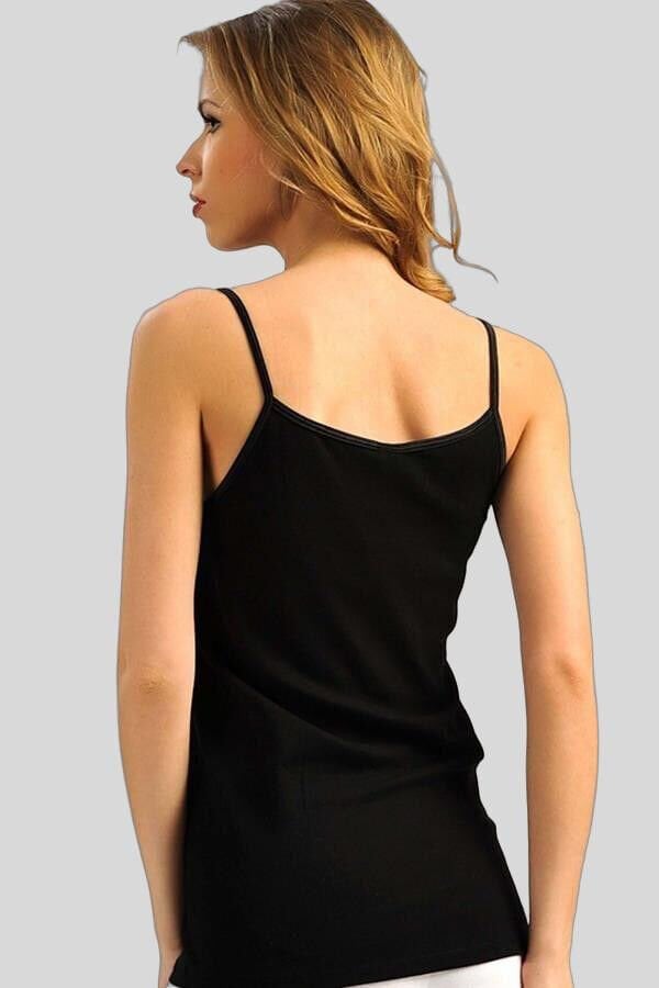 Kadın Pamuklu İp Askılı Atlet