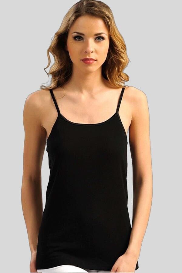 Kadın Pamuklu İp Askılı Atlet