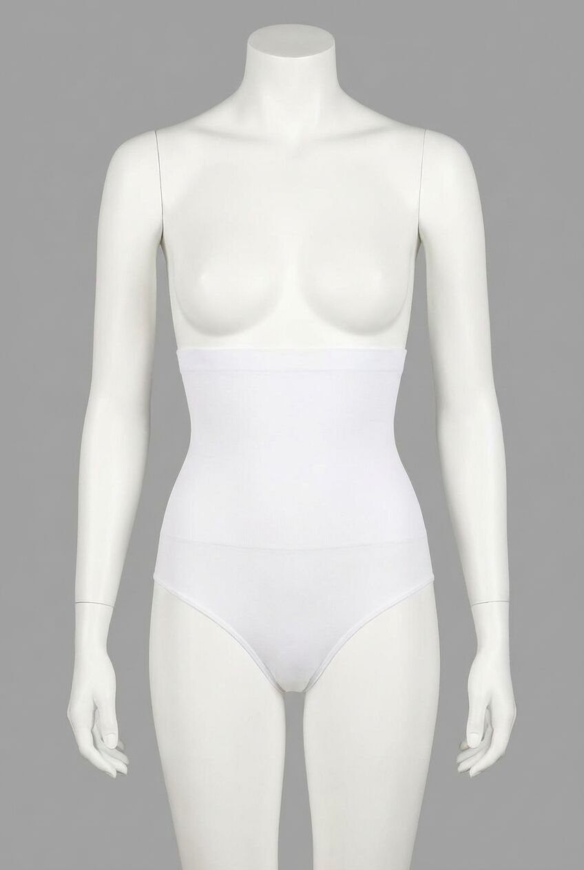 Kadın Toparlayıcı Bel İnceltici Dikişsiz Yüksek Bel Külot Korse (2540S)