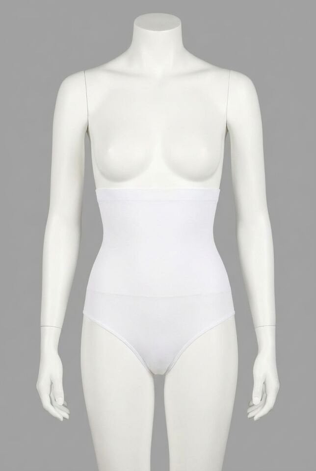 Kadın Toparlayıcı Bel İnceltici Dikişsiz Yüksek Bel Külot Korse (2540S)