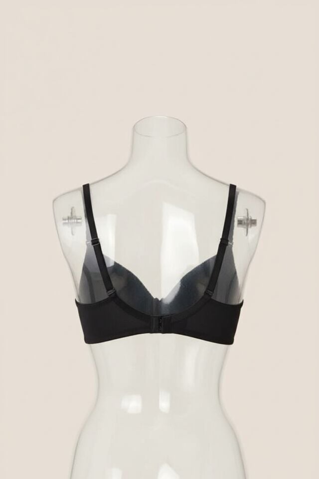 Balenli Destekli Dolgulu Askıları Çıkabilen Günlük Klasik T-Shirt Sütyeni