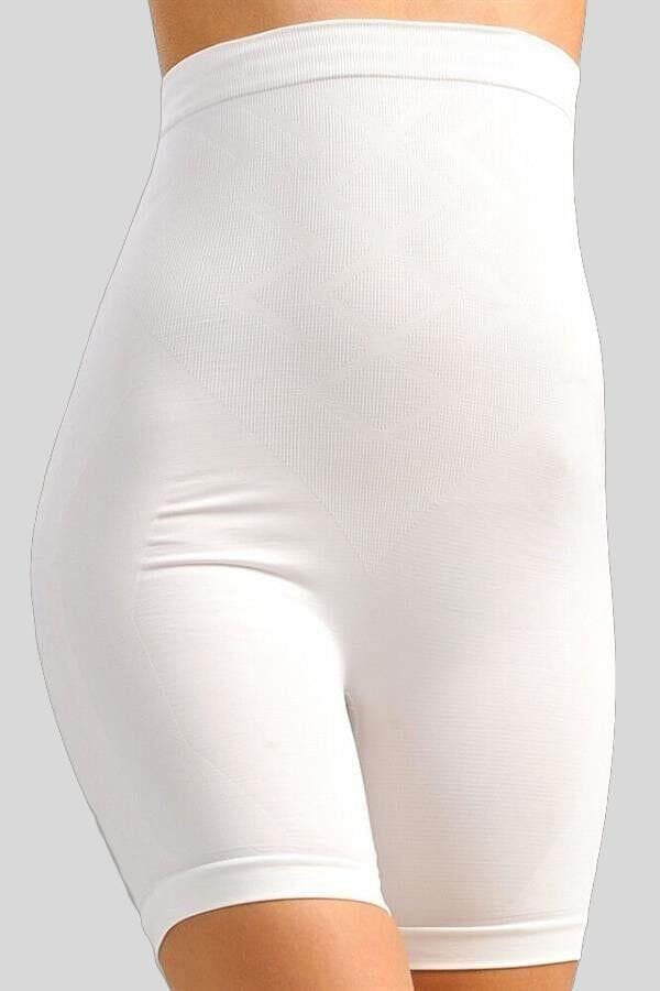 Kadın Toparlayıcı Bel İnceltici Dikişsiz Kısa Paçalı Yüksek Bel Sıkı Şort Korse