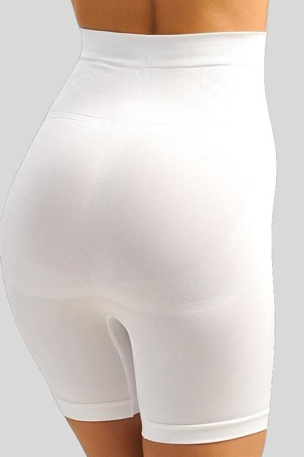 Kadın Toparlayıcı Bel İnceltici Dikişsiz Kısa Paçalı Yüksek Bel Sıkı Şort Korse