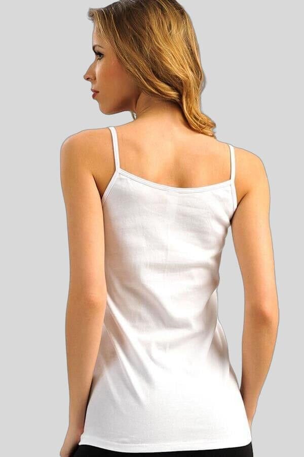 Kadın Pamuklu İp Askılı Atlet