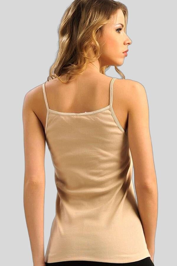 Kadın Pamuklu İp Askılı Atlet