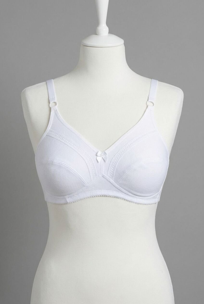 Kadın Pamuklu Balenli Desteksiz Dolgusuz Toparlayıcı Küçültücü Sütyen