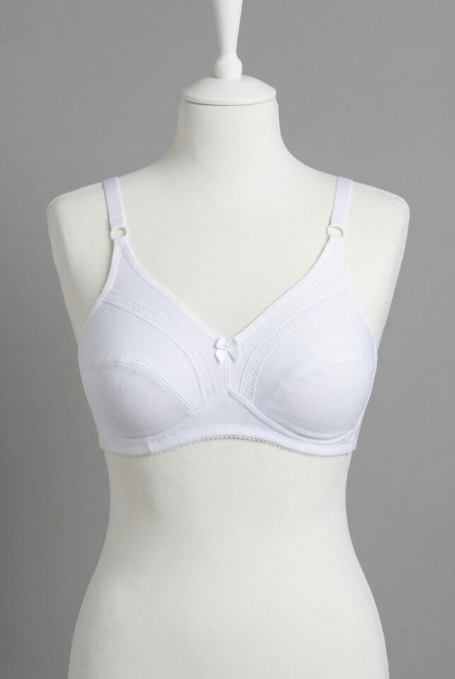 Kadın Pamuklu Balenli Desteksiz Dolgusuz Toparlayıcı Küçültücü Sütyen