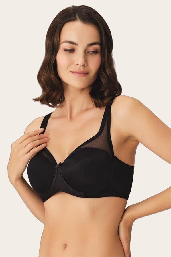 Balenli Desteksiz Dolgusuz Toparlayıcı Yumuşak Süngerli Günlük Klasik Küçültücü Sütyen