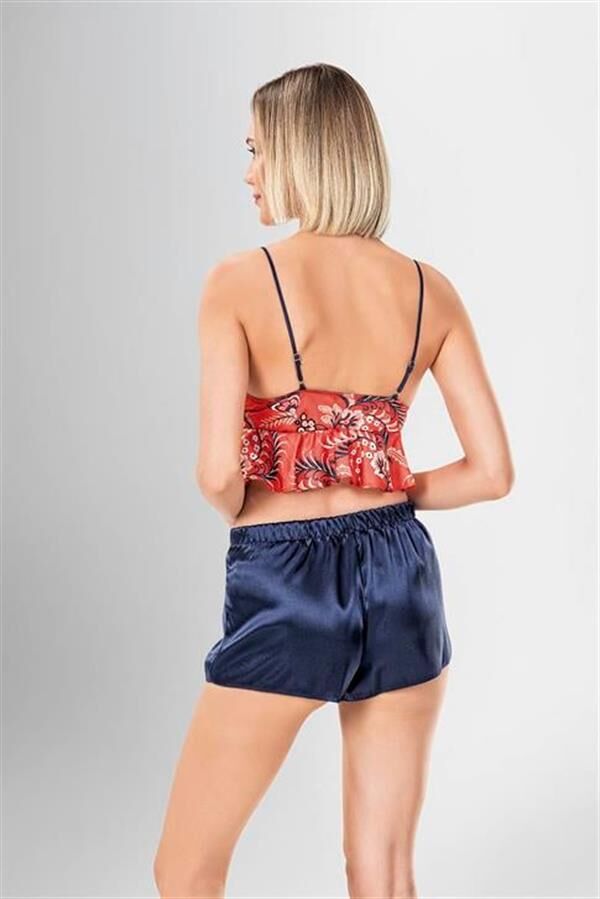 Arias Closet 3'lü Şort Takımı Desenli