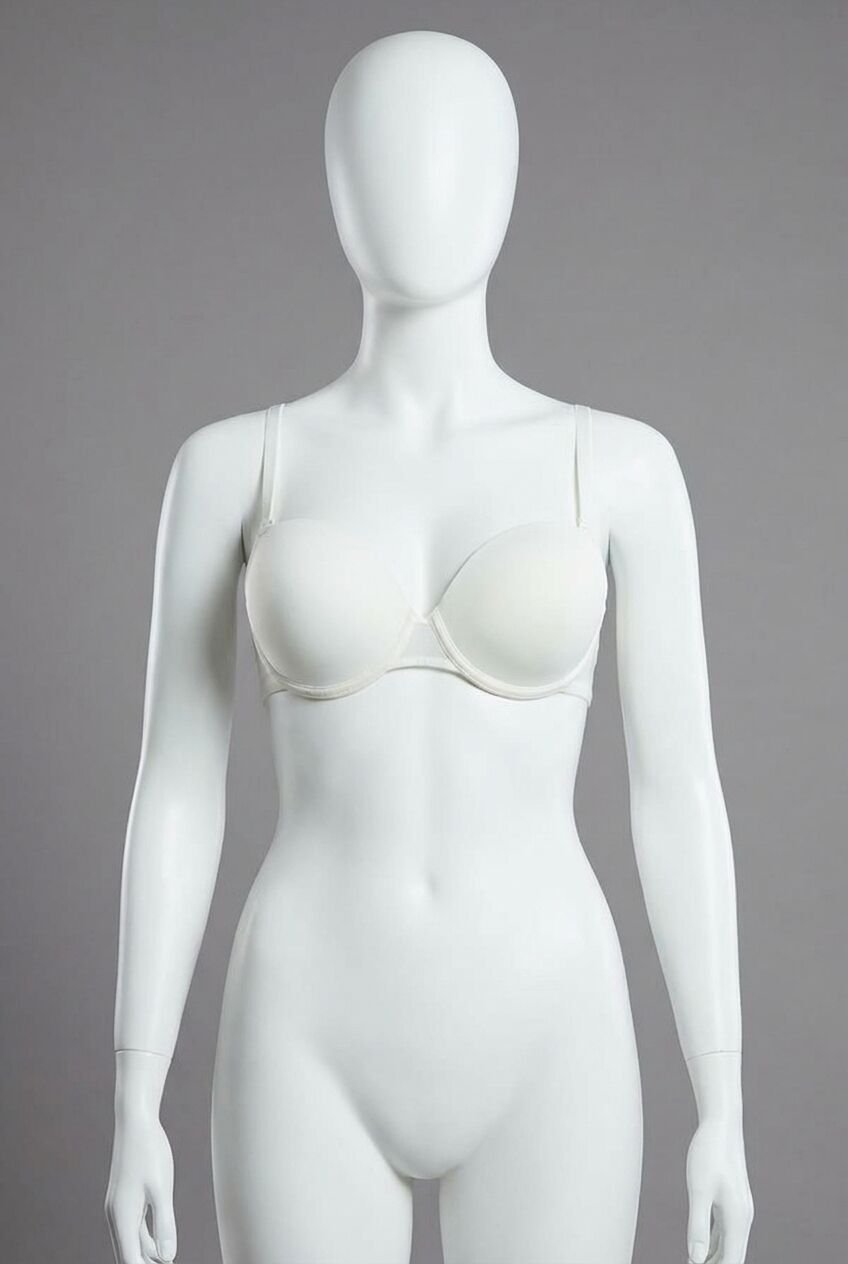 Kadın Balenli Desteksiz Dolgusuz Askıları Çıkabilen Sırtı Şeffaf Sırt Dekoltesi Sütyeni