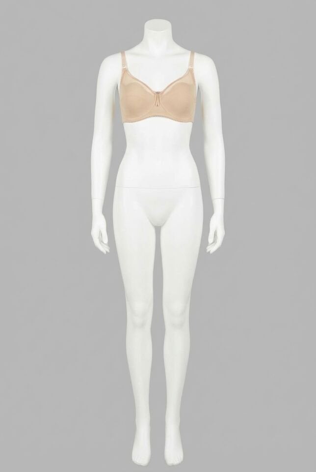 Kadın Balenli Desteksiz Dolgusuz Toparlayıcı Günlük Klasik Küçültücü Sütyen