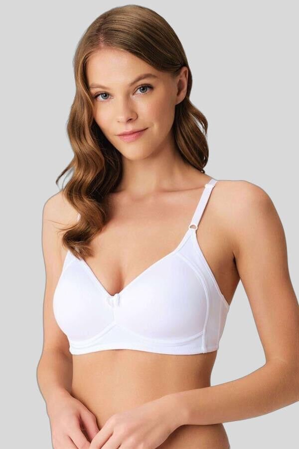 Kadın Balensiz Desteksiz Dolgusuz Toparlayıcı Yumuşak Süngerli Günlük Klasik Küçültücü Sütyen