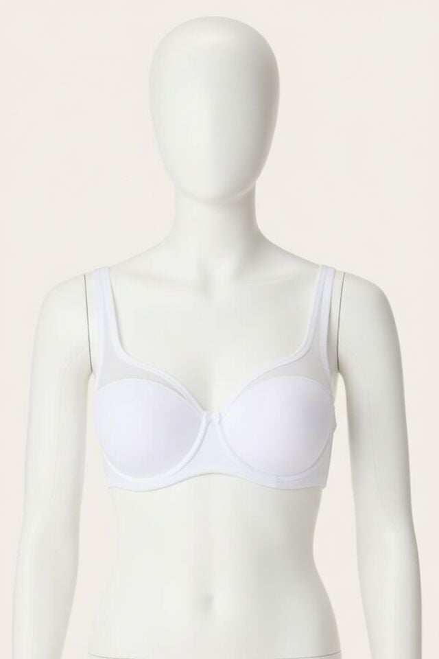 Balenli Desteksiz Dolgusuz Toparlayıcı Yumuşak Süngerli Günlük Klasik Küçültücü Sütyen