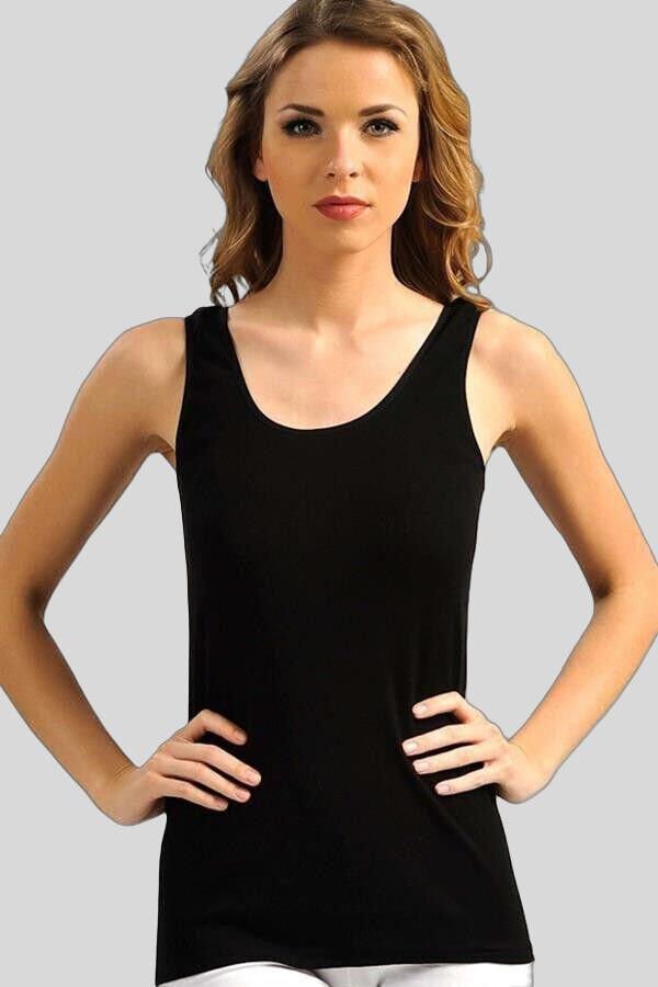 Kadın Pamuklu Geniş Askılı Atlet