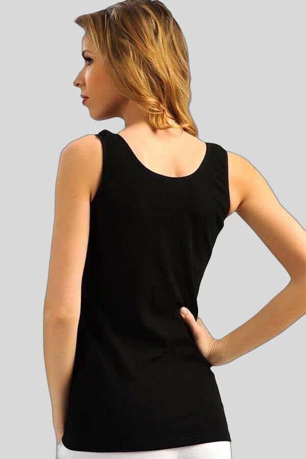 Kadın Pamuklu Geniş Askılı Atlet