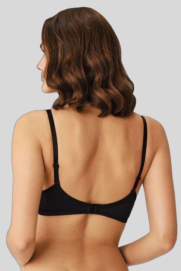 Kadın Balenli Desteksiz Dolgusuz Askıları Çıkabilen Yumuşak Süngerli Günlük Klasik T-Shirt Sütyeni