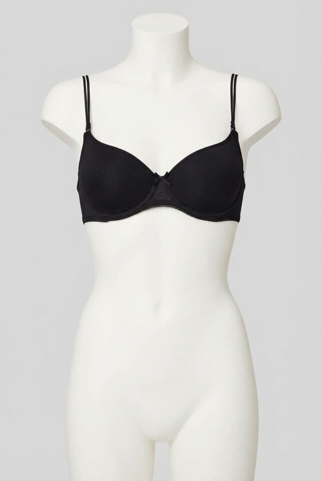 Kadın Balenli Desteksiz Dolgusuz Askıları Çıkabilen Yumuşak Süngerli Günlük Klasik T-Shirt Sütyeni