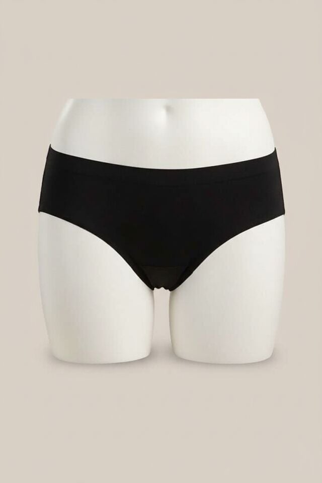 Siyah Dikişsiz Slip Külot