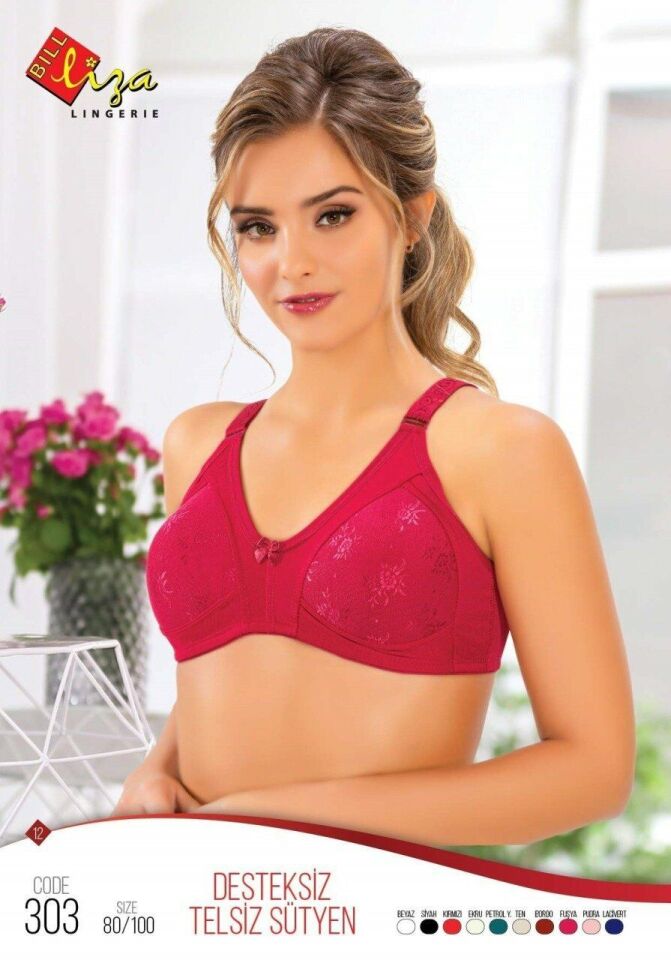 Liza 303 Telsiz Dantelli Bayan Sütyen