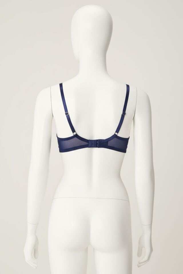 Balenli Destekli Dolgulu Askıları Çıkabilen Yaka Detaylı T-Shirt Sütyeni