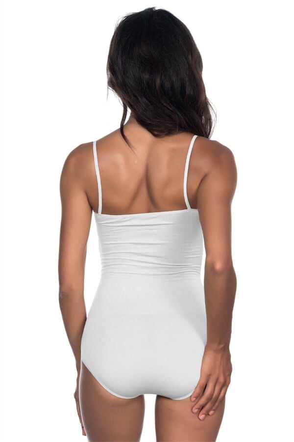 Arias Closet Beyaz MI Emay 1923 Soft İp Askılı Çıtçıtlı Body