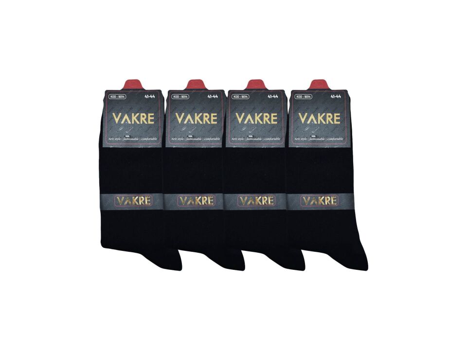 Vakre 9014-21 Erkek Penye Likralı Çorap 12'li