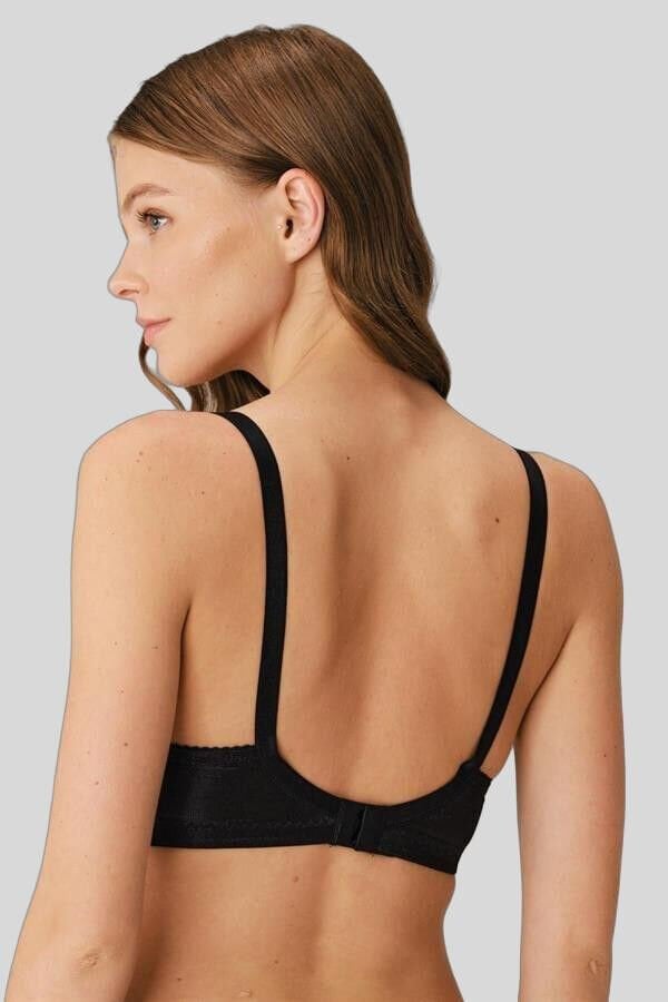 Kadın Balenli Desteksiz Dolgusuz Toparlayıcı Günlük Klasik Dantelli Küçültücü Sütyen