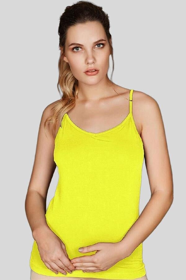 Kadın Pamuklu İp Askılı Atlet