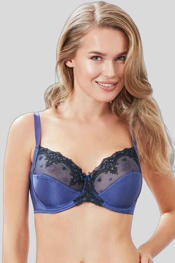 Kadın Balenli Desteksiz Dolgusuz Toparlayıcı Dantelli Küçültücü Sütyen