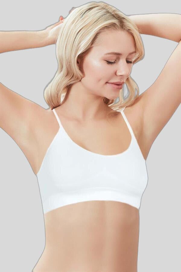 Kadın Dikişsiz Balensiz Desteksiz Dolgusuz Günlük Klasik Spor Sütyeni